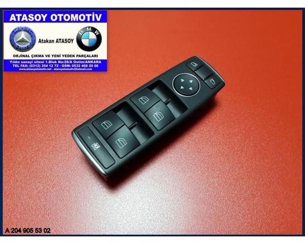 MERCEDES W204 CAM AÇAMA DÜĞMESİ 2049055302 - 2128208210 A2049055302 A2128208210 LK 10021550 LK 10007571 A 204 905 53 02 A 212 820 82 10